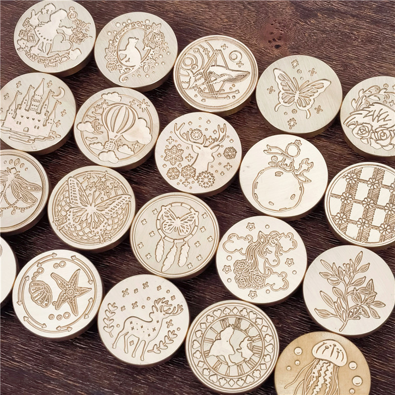 Wax Seal Stamp Set - Jellyfish Starfish Butterfly Castle Star Cat