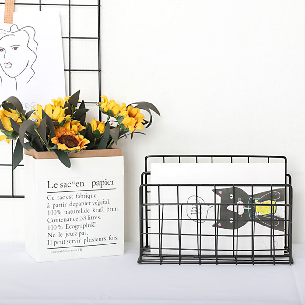 Desktop Metal Mail Organizer R - огляд і ціна Magazine Holder Rack