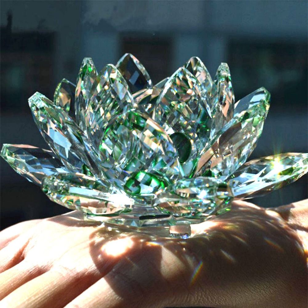 60-140mm Crystal Lotus Flower  - огляд і ціна Paper Weight Crystal