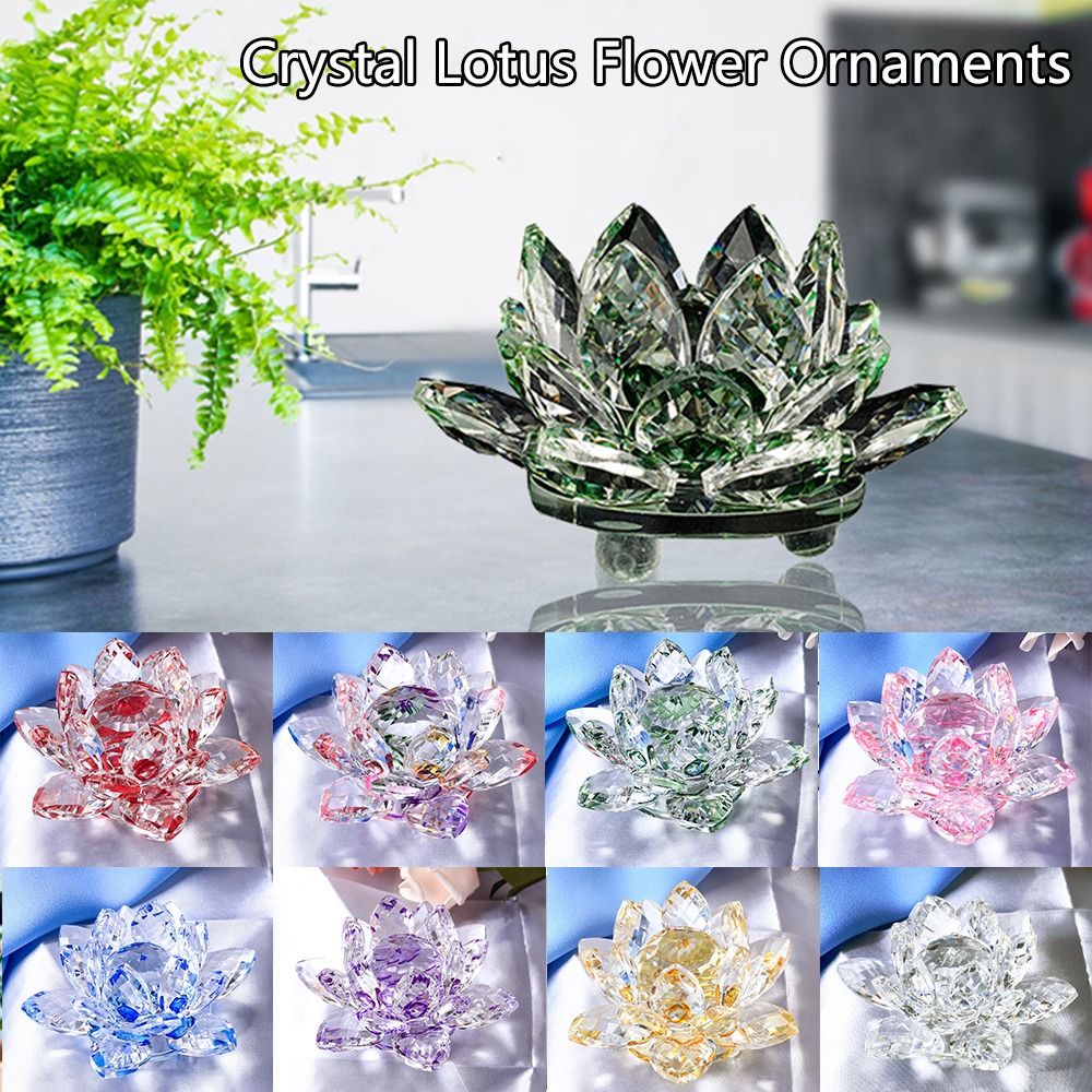60-140mm Crystal Lotus Flower  - огляд і ціна Paper Weight Crystal