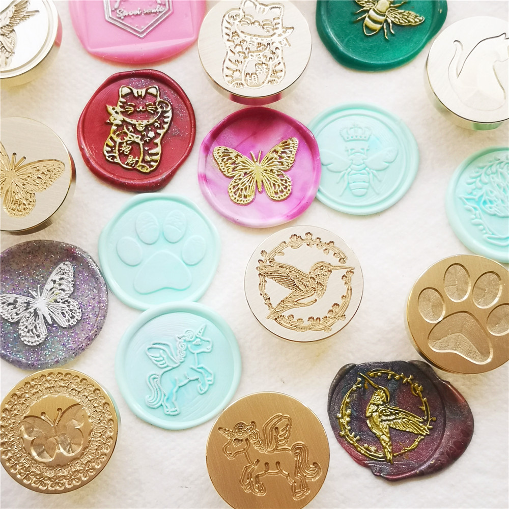 Wax Seal Stamp Head Butterfly  - огляд і ціна Wax Seal Stamp Set